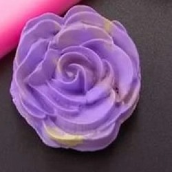 ΚΑΛΟΥΠΙ ΣΙΛΙΚΟΝΗ ΤΡΙΑΝΤΑΦΥΛΛΟ 3D μικρο (Διαμετρος 3cm)