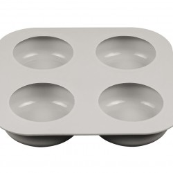 ΚΑΛΟΥΠΙ ΣΙΛΙΚΟΝΗΣ ΣΤΡΟΓΓΥΛΟ 4 ΘΕΣΕΩΝ 16,4 x 2,5cm