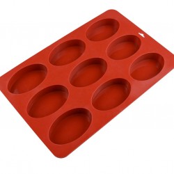 ΚΑΛΠΟΥΠΙ ΣΙΛΙΚΟΝΗΣ ΟΒΑΛ 9 ΘΕΣΕΩΝ 28,2 x 18,2 x2,00cm